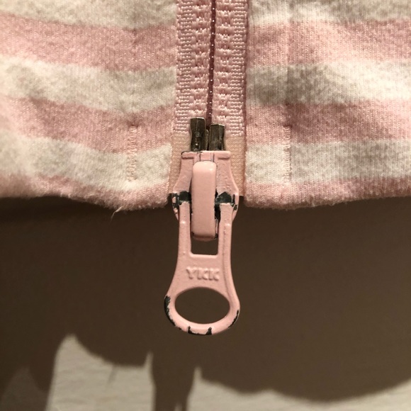 2 Piece Lululemon Jacket Tank Pink Tonka Striped - Picture 15 of 16